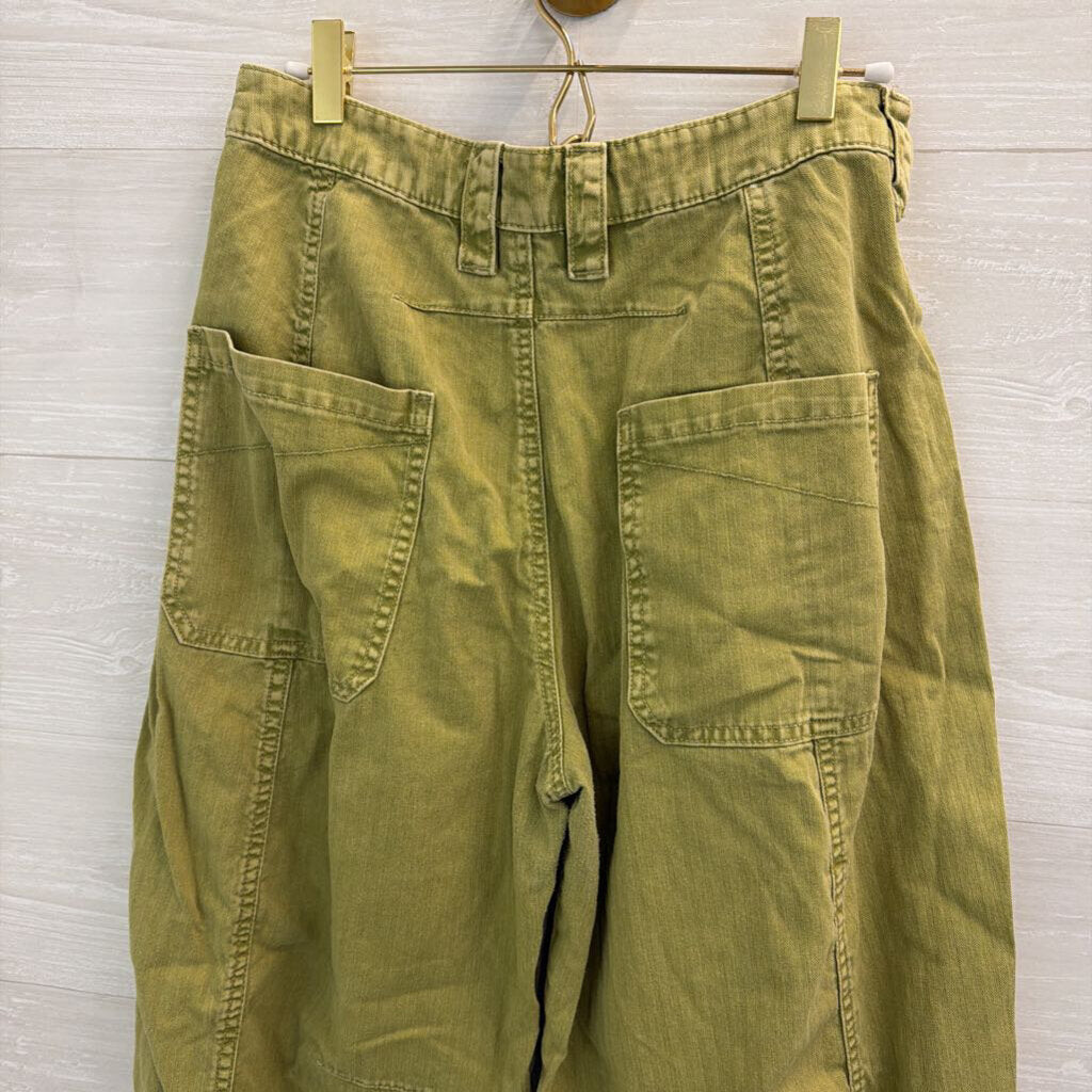 BDG Green Wide Leg Pants 8