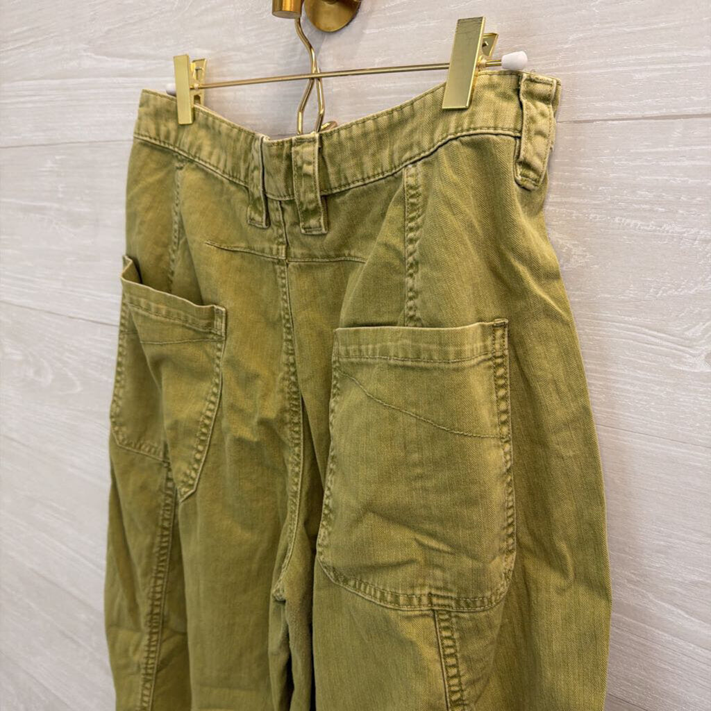 BDG Green Wide Leg Pants 8