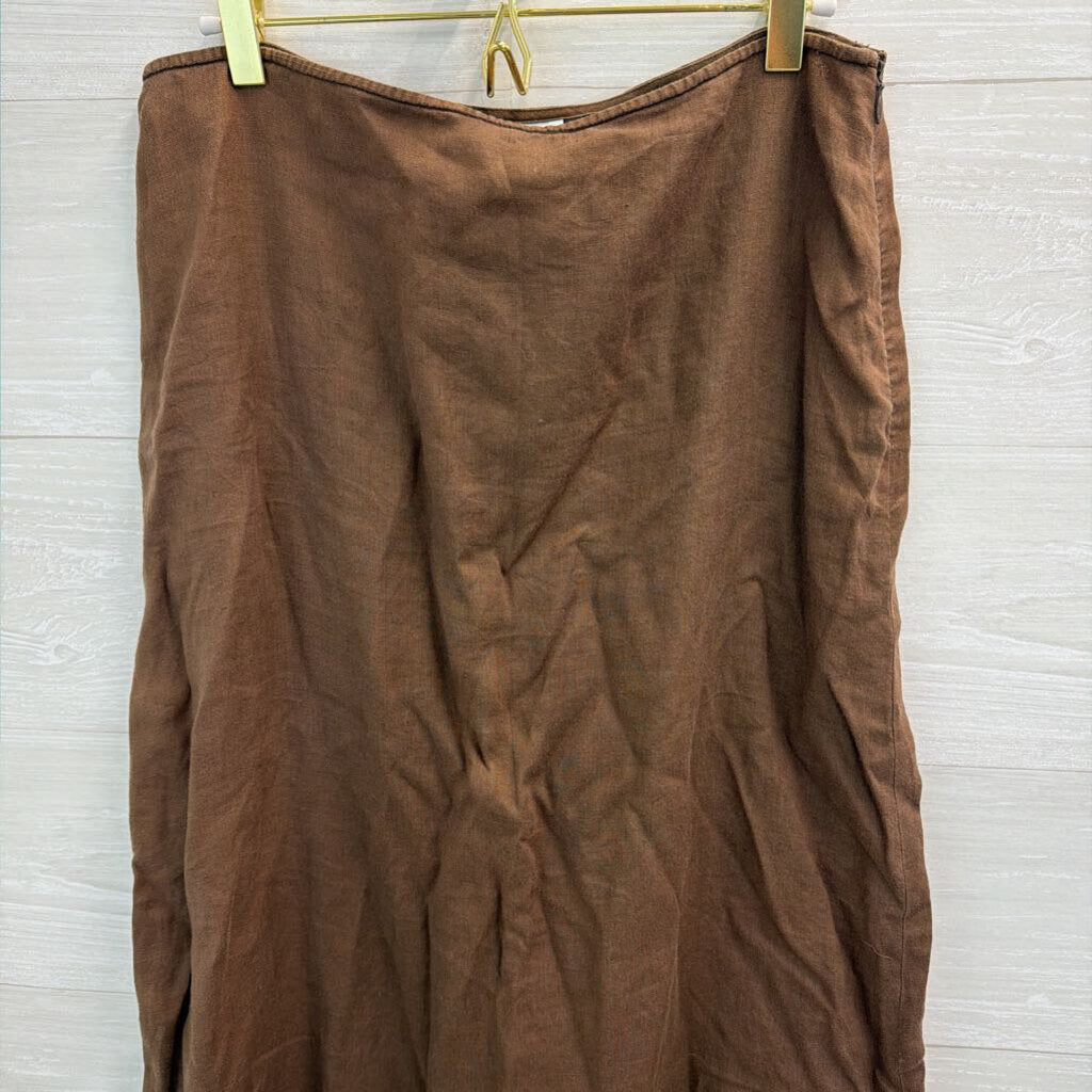 Loft Brown Maxi Skirt 10