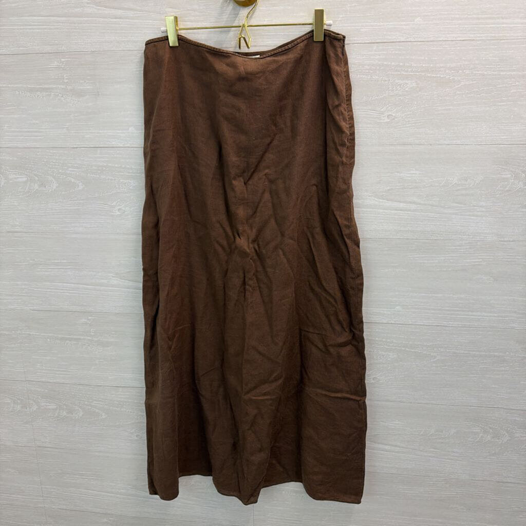 Loft Brown Maxi Skirt 10