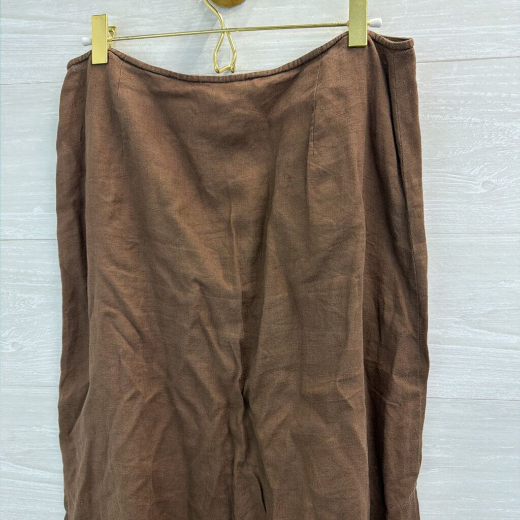 Loft Brown Maxi Skirt 10