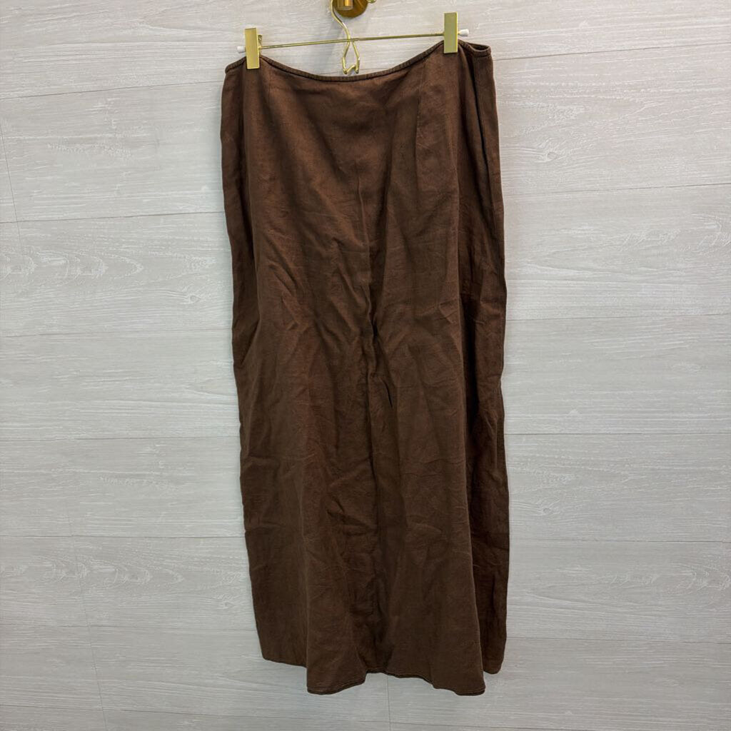 Loft Brown Maxi Skirt 10