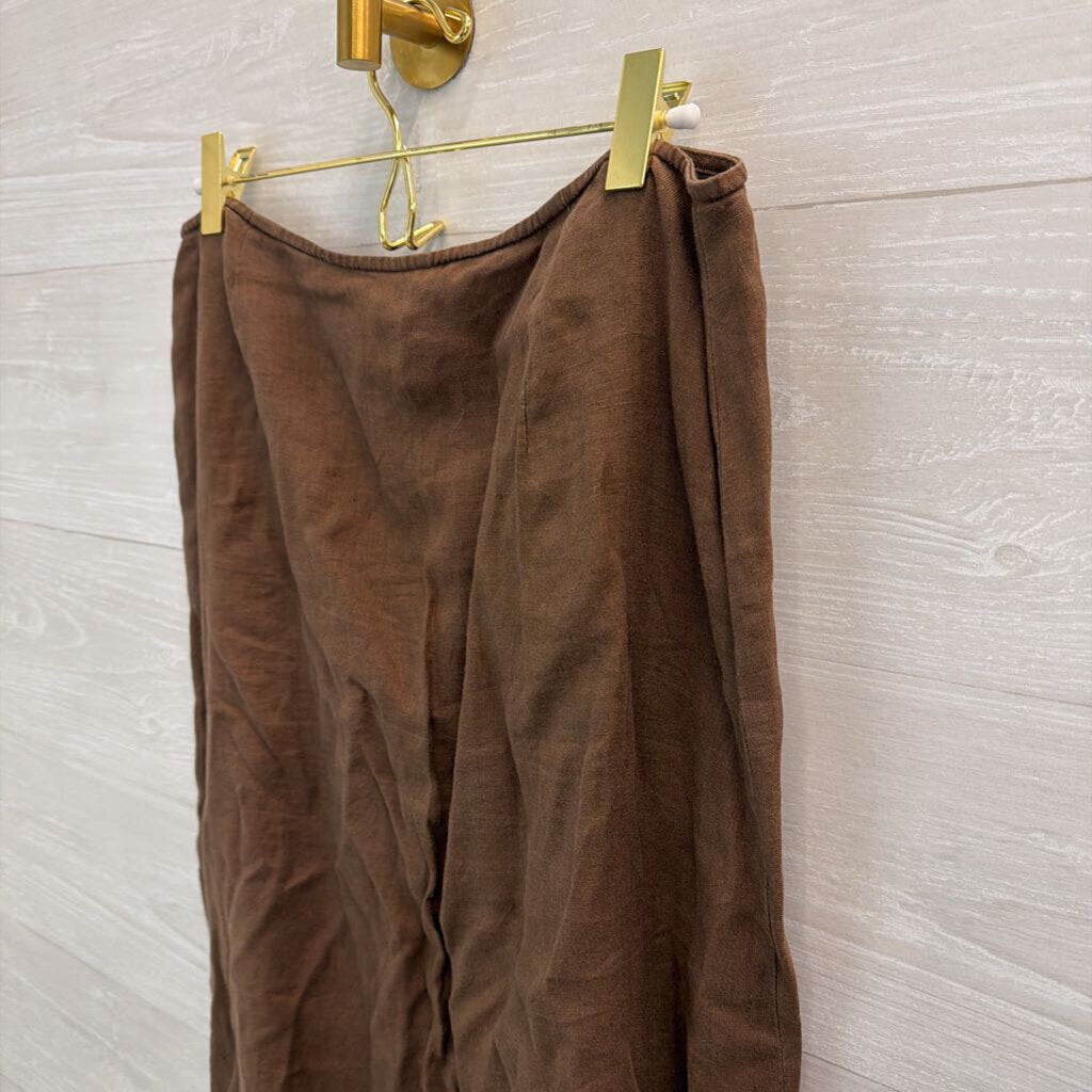 Loft Brown Maxi Skirt 10