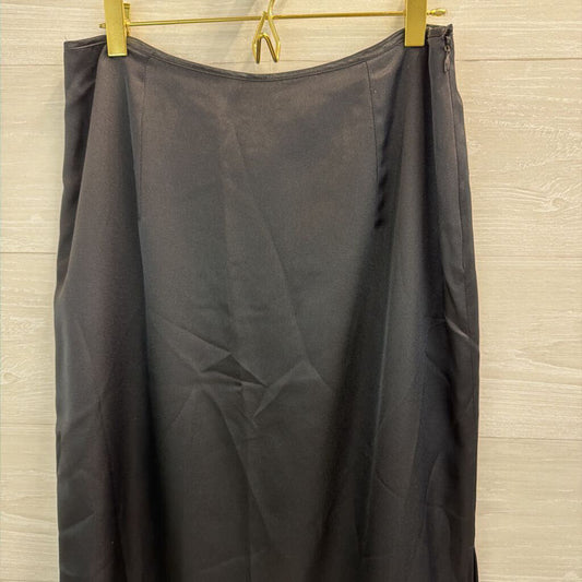 Gia and Co Black Silky Maxi Skirt 10