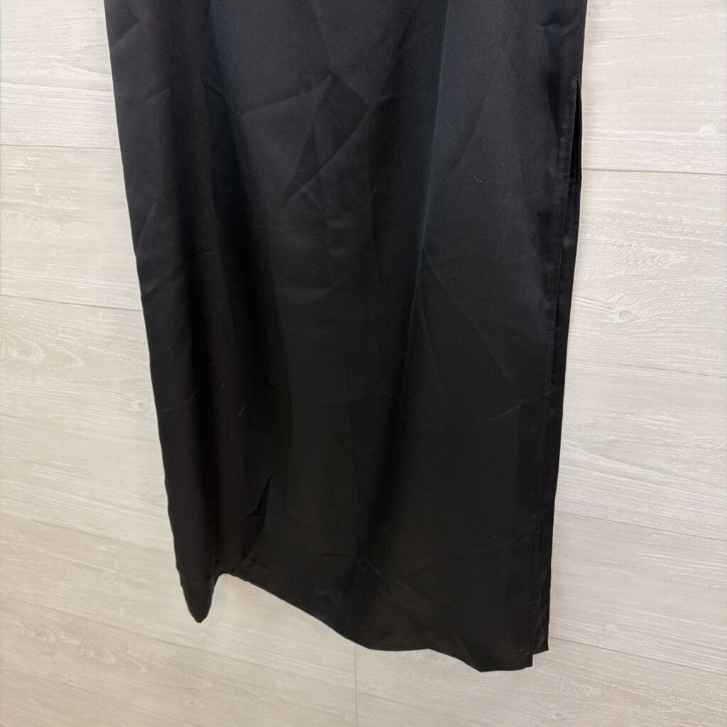 Gia and Co Black Silky Maxi Skirt 10