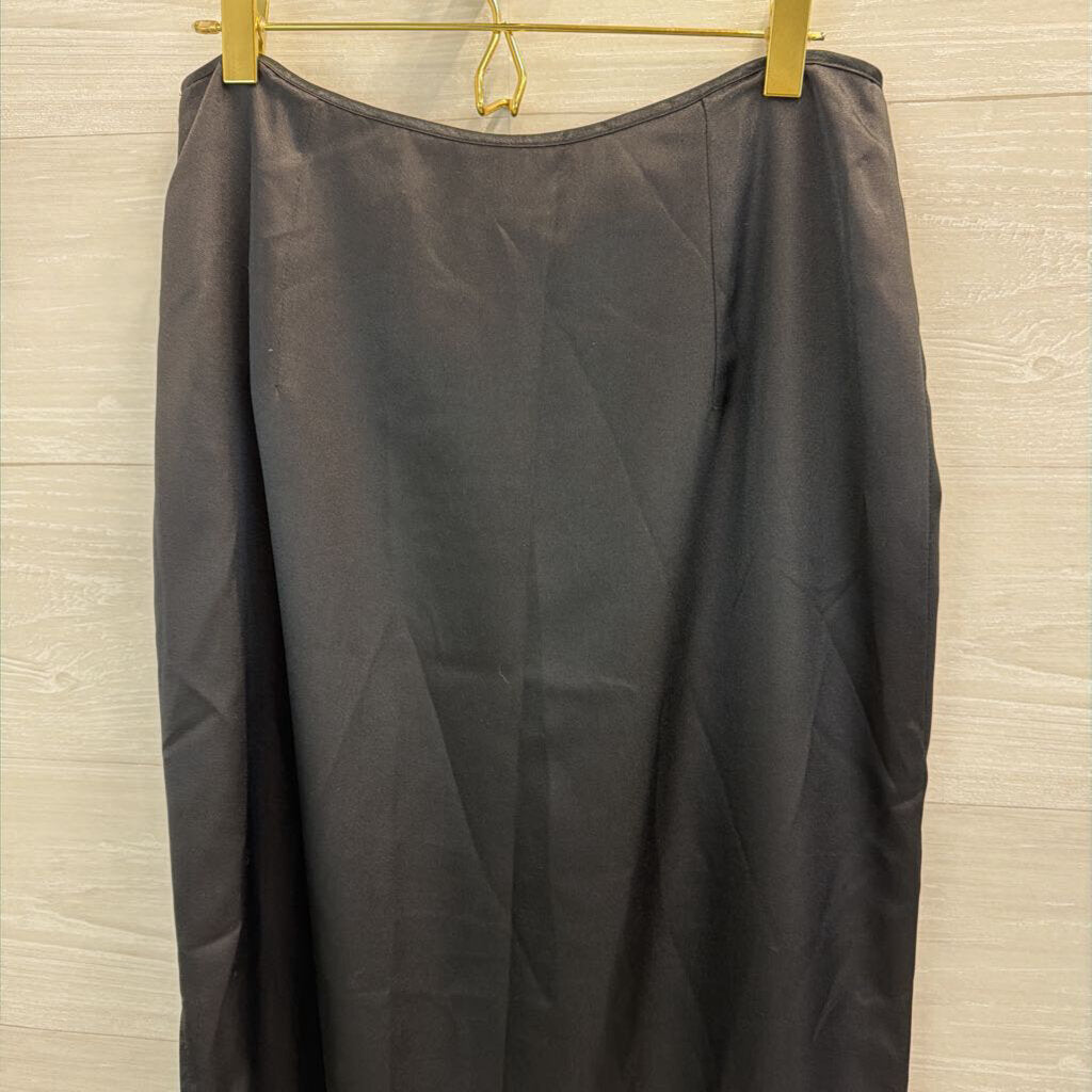 Gia and Co Black Silky Maxi Skirt 10