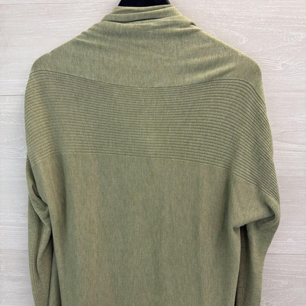 Lululemon Green Knit Open Front Cardigan Sweater Extra Small/ Small