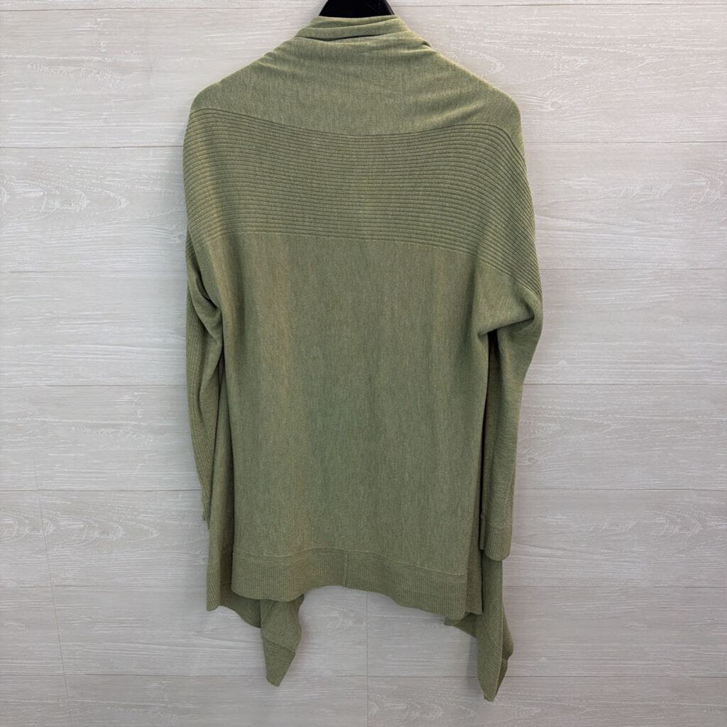 Lululemon Green Knit Open Front Cardigan Sweater Extra Small/ Small
