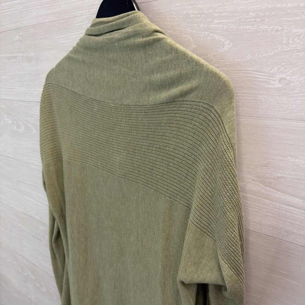 Lululemon Green Knit Open Front Cardigan Sweater Extra Small/ Small