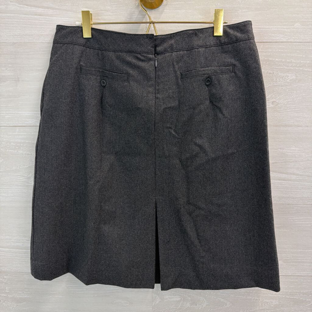 Lilly Pulitzer Grey Knee Length Skirt 8