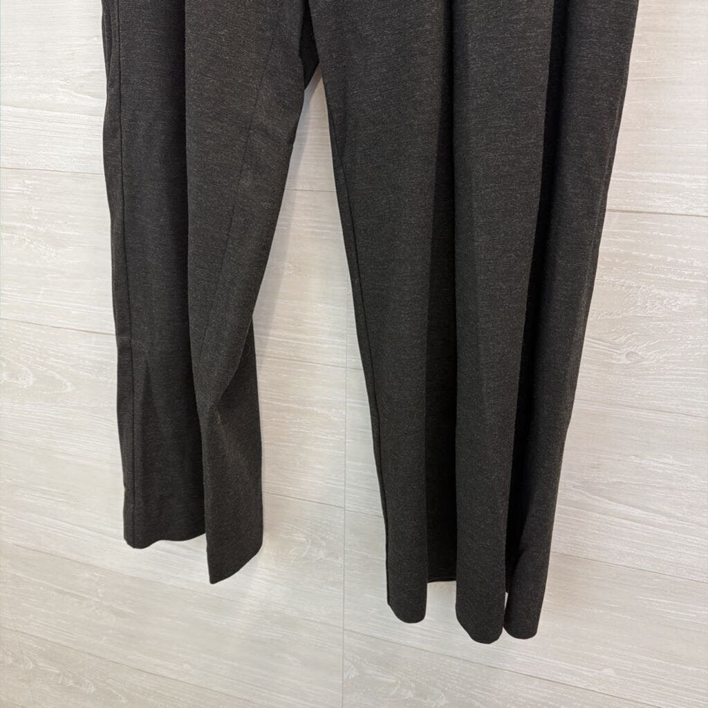 Per Se Grey Wide Leg Pull On Trouser Pants 6