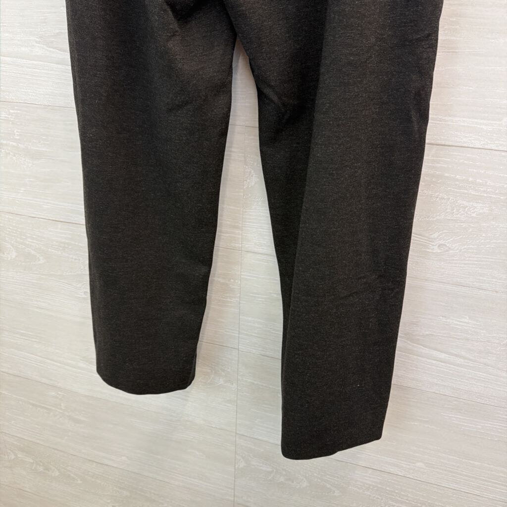 Per Se Grey Wide Leg Pull On Trouser Pants 6