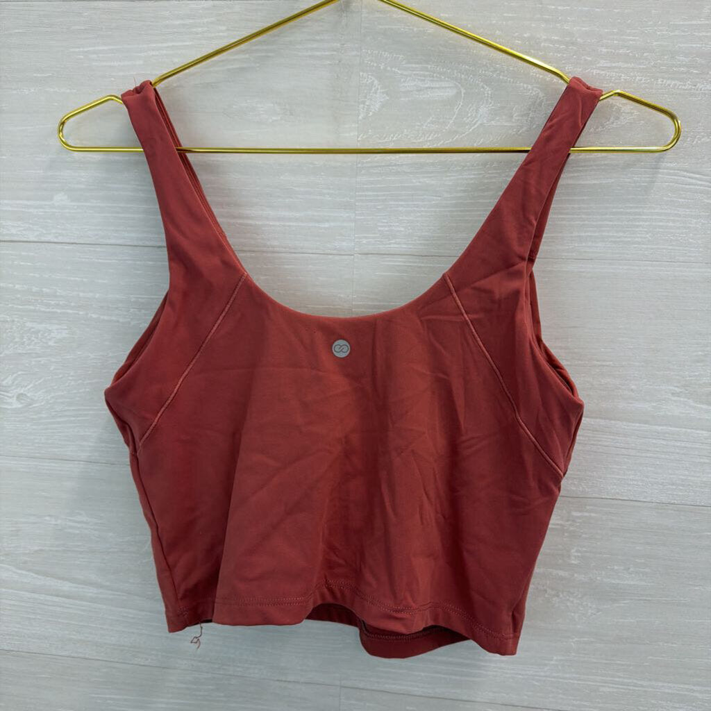 Calia Mauve Pink Cropped Athletic Tank Top Medium