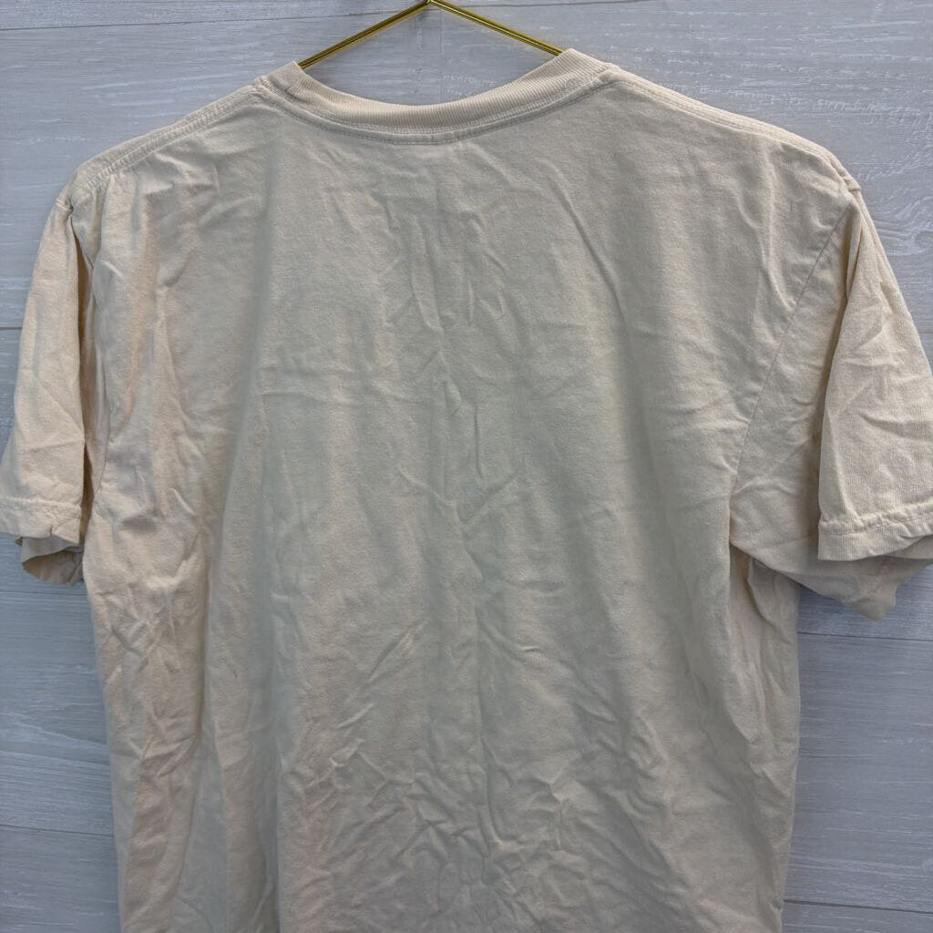 Comfort Colors Beige Nineties Baby Short Sleeve Graphic Tee Medium