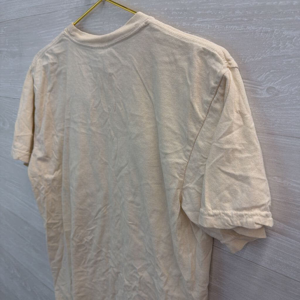 Comfort Colors Beige Nineties Baby Short Sleeve Graphic Tee Medium