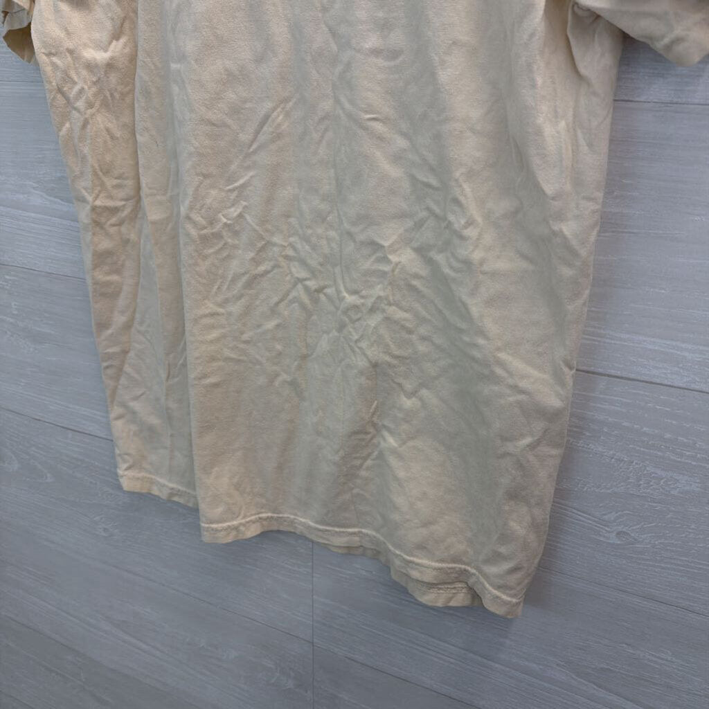 Comfort Colors Beige Nineties Baby Short Sleeve Graphic Tee Medium