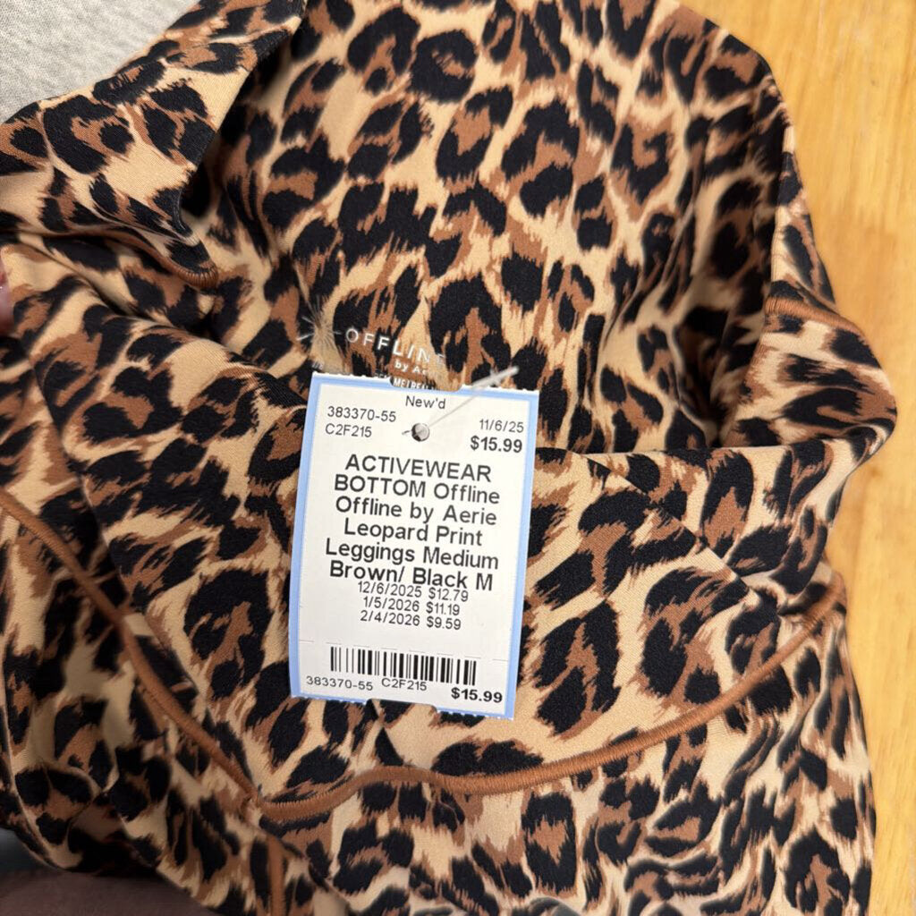 Offline by Aerie Leopard Print Leggings Medium