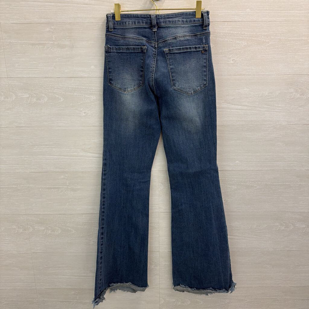 Tricot Medium Wash High Rise Flare Leg Jeans 27