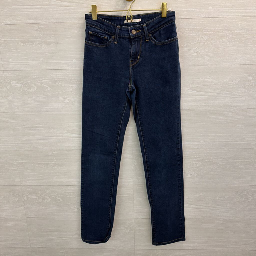 Levi Dark Wash 712 Slim Jeans 28