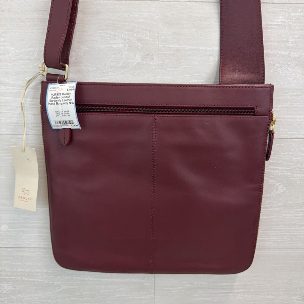 Radley London Burgundy Leather Purse
