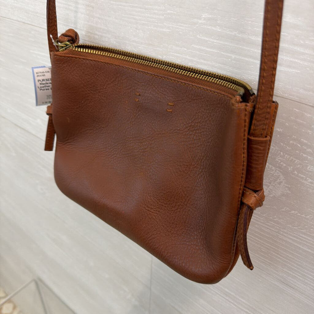 Madewell Brown Leather Crossbody Purse