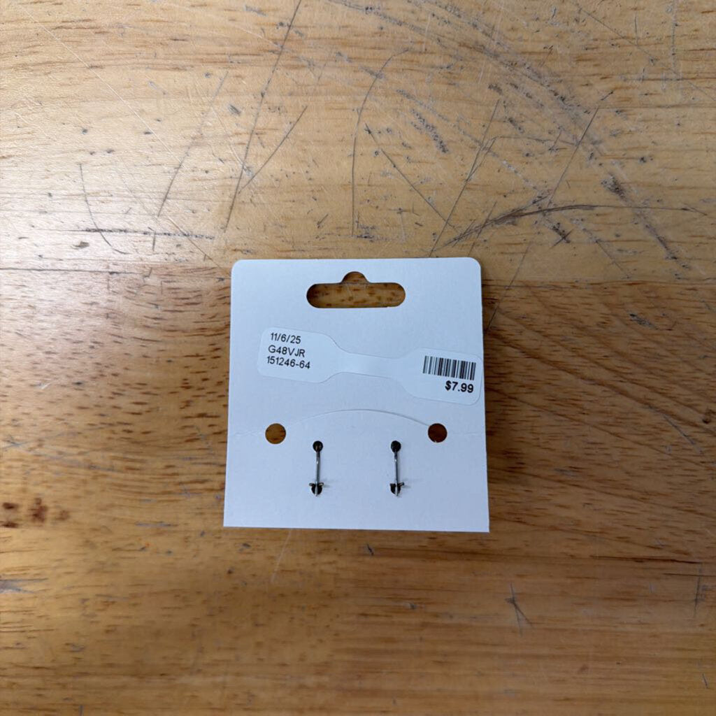 Multi Color Stone Small Hoop Earrings