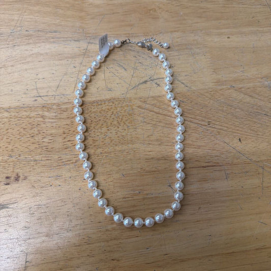 White Pearl Strand Necklace