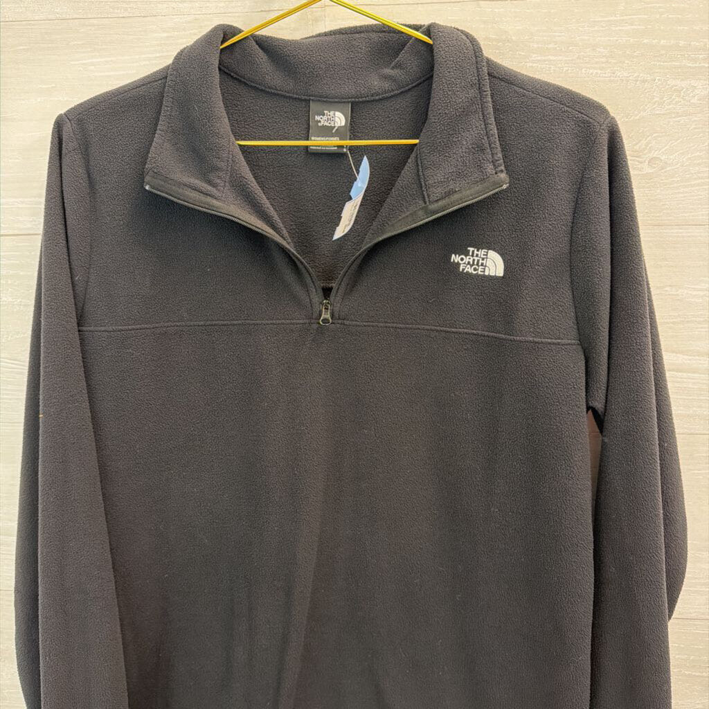 The North Face Black Fleece Quarter Zip Pullover Large