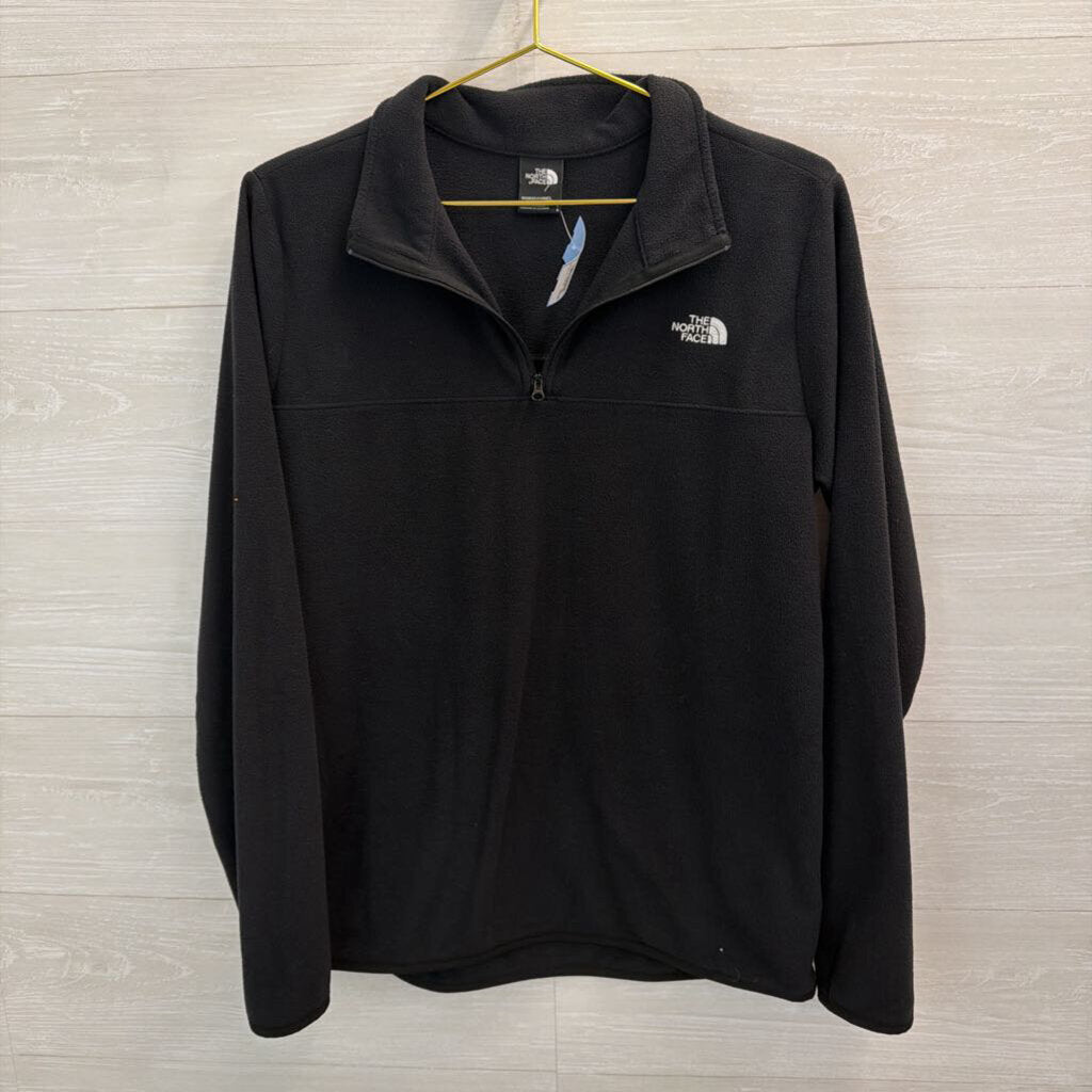 The North Face Black Fleece Quarter Zip Pullover Large
