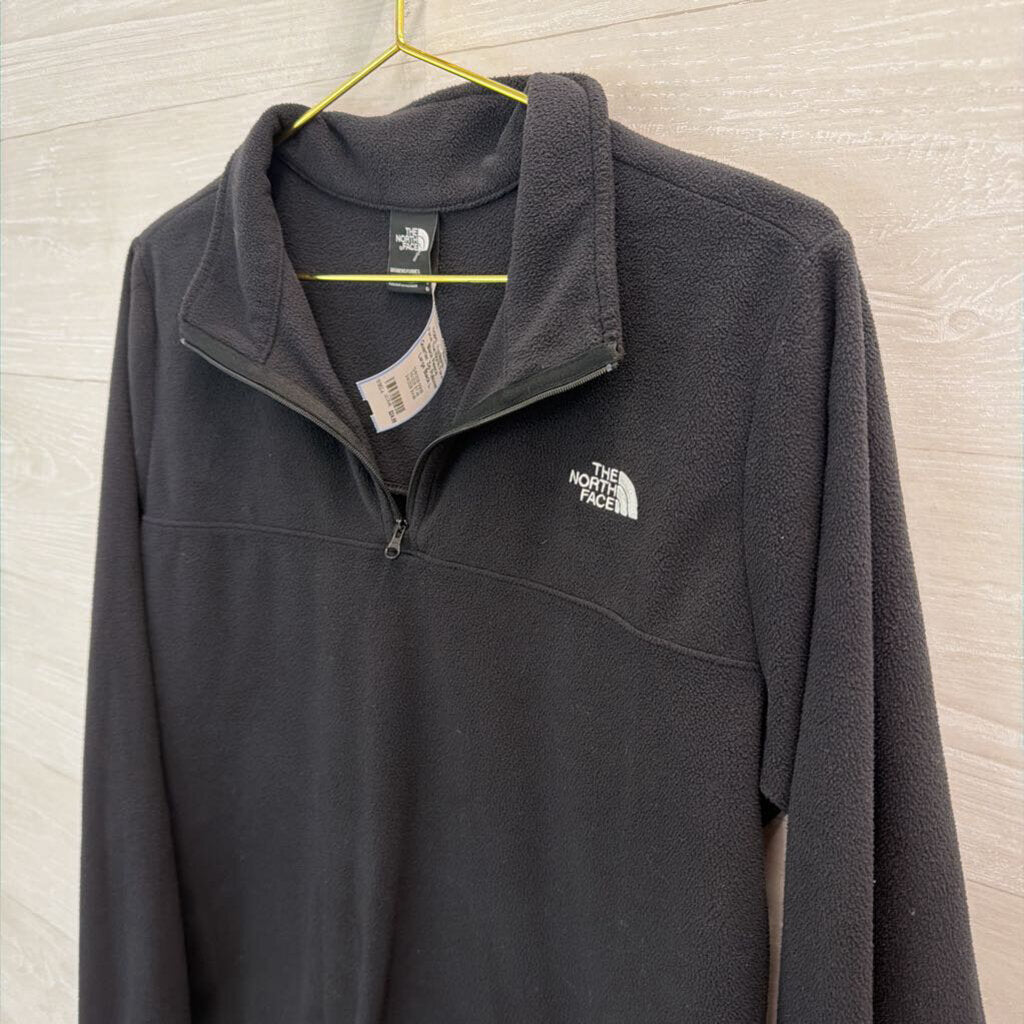 The North Face Black Fleece Quarter Zip Pullover Large