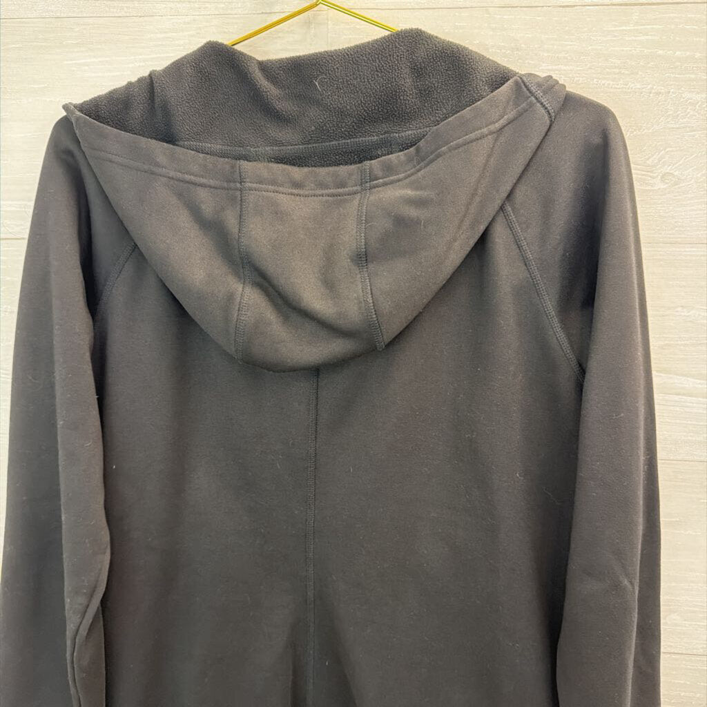 The North Face Black/ Pink Zip Up Hooded Jacket Large