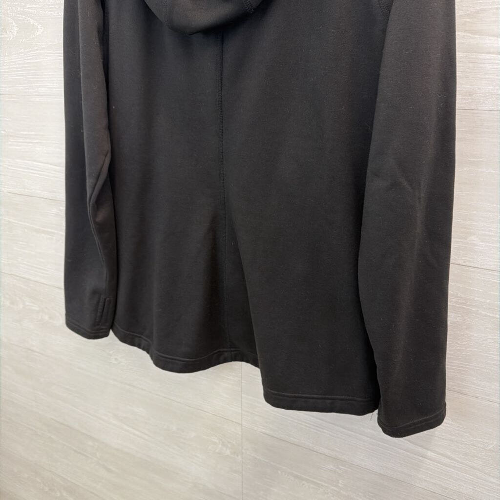 The North Face Black/ Pink Zip Up Hooded Jacket Large