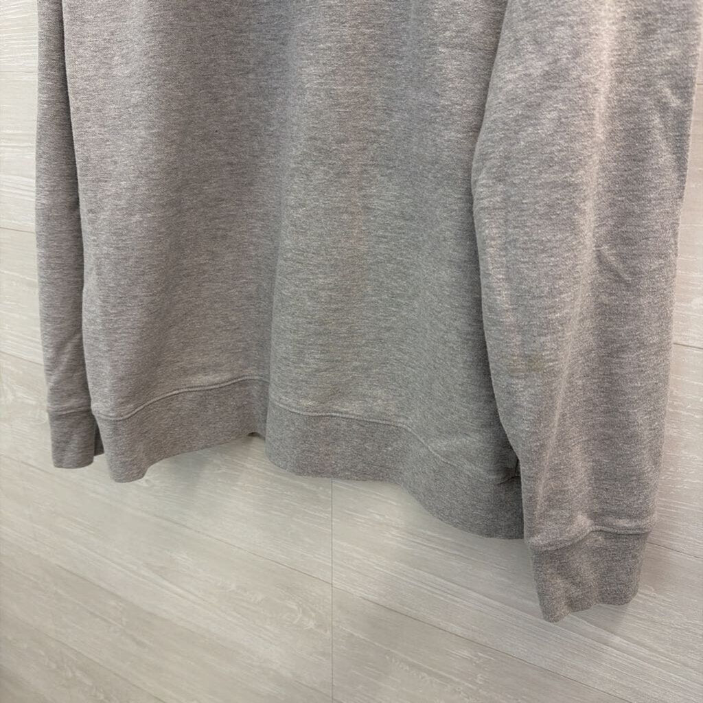 The North Face Grey/ Multi Logo Hoodie Extra Large