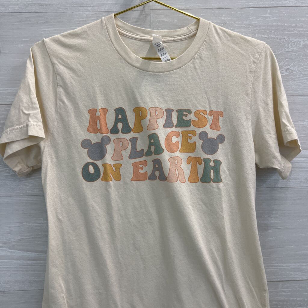 Happiest Place on Earth T-shirt Cream Medium