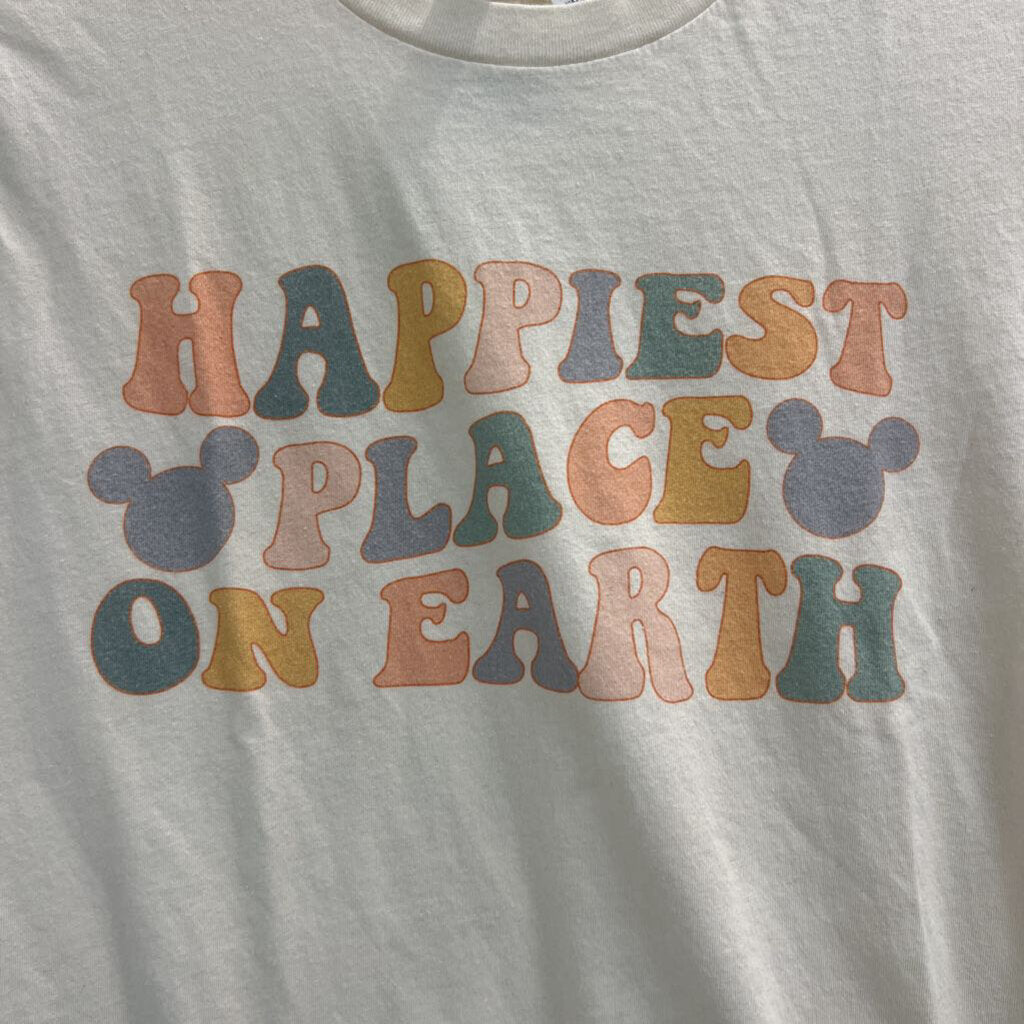 Happiest Place on Earth T-shirt Cream Medium