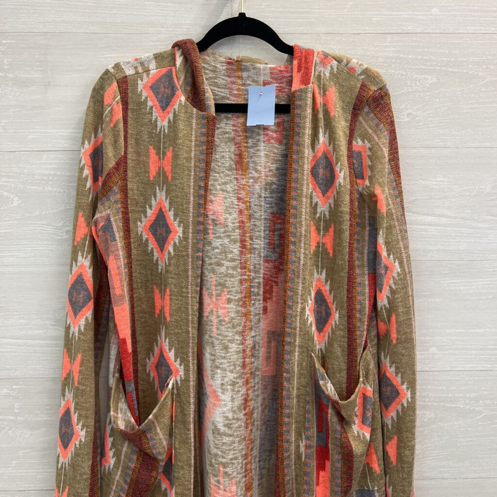 Flamingo Urban by Urban Outfitters Open Front Cardigan Large