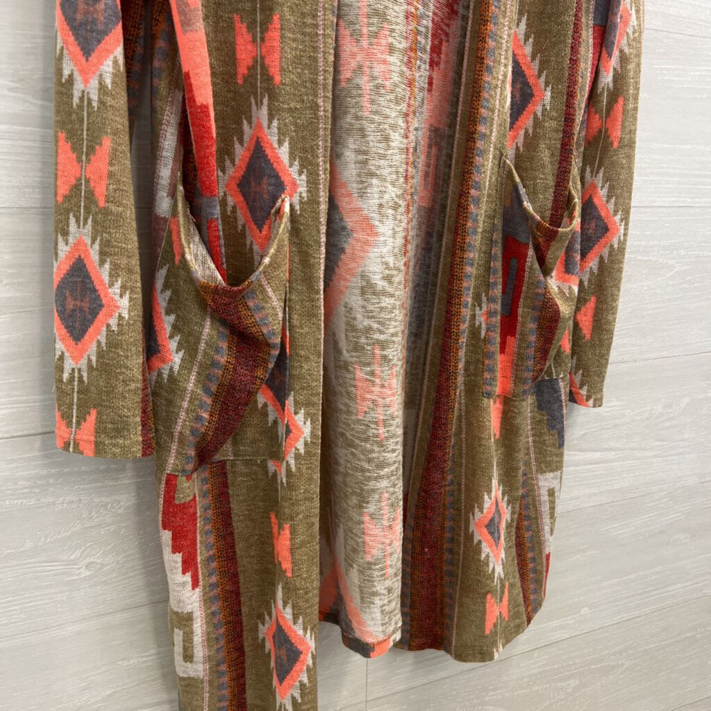 Flamingo Urban by Urban Outfitters Open Front Cardigan Large