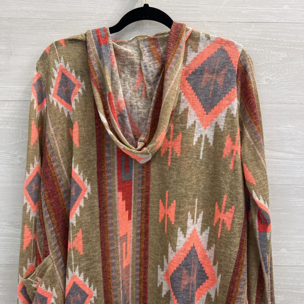 Flamingo Urban by Urban Outfitters Open Front Cardigan Large