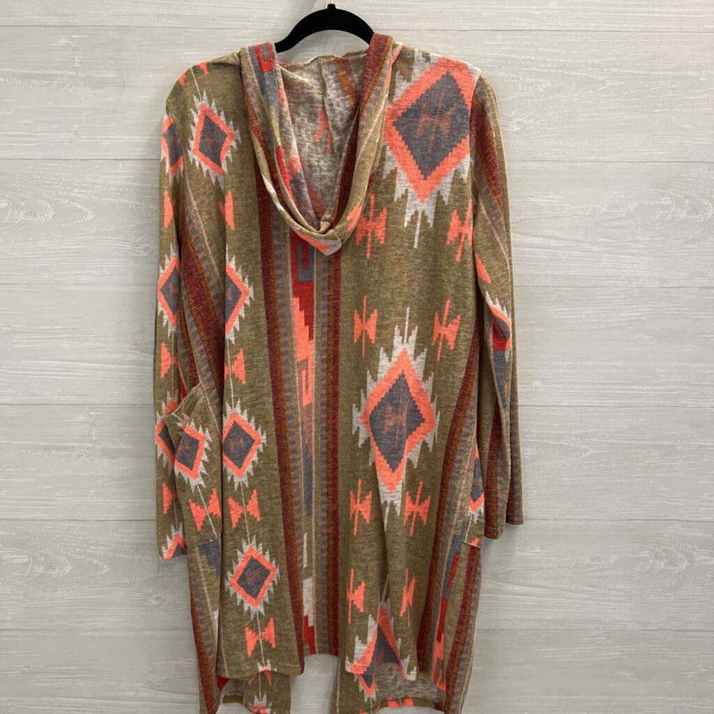 Flamingo Urban by Urban Outfitters Open Front Cardigan Large
