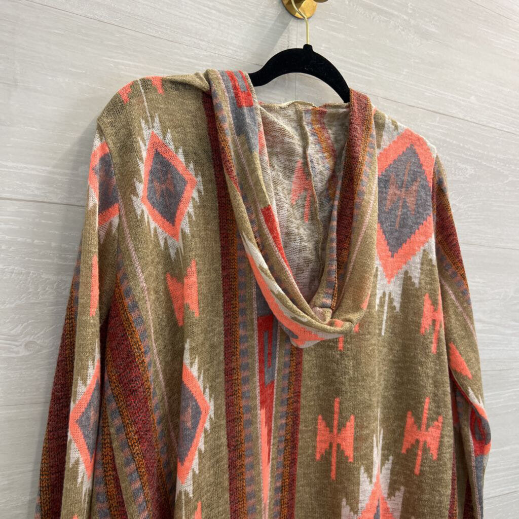 Flamingo Urban by Urban Outfitters Open Front Cardigan Large