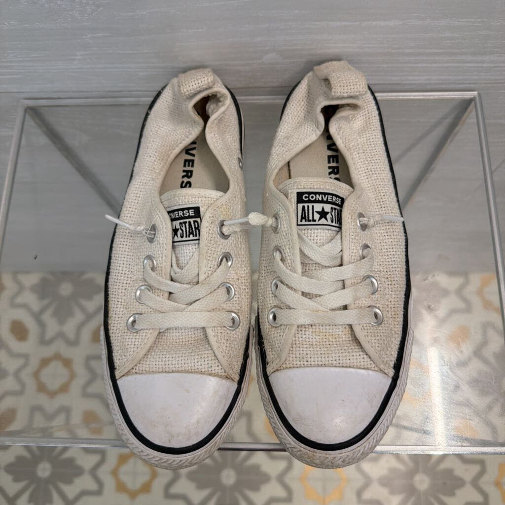 Converse All Star White Shoreline Knit Slip On Sneakers 7