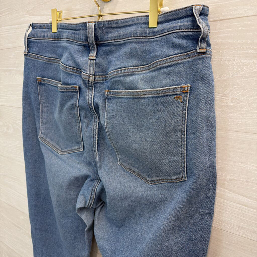 Madewell Light Wash Curvy High Rise Skinny Jeans 31 Tall