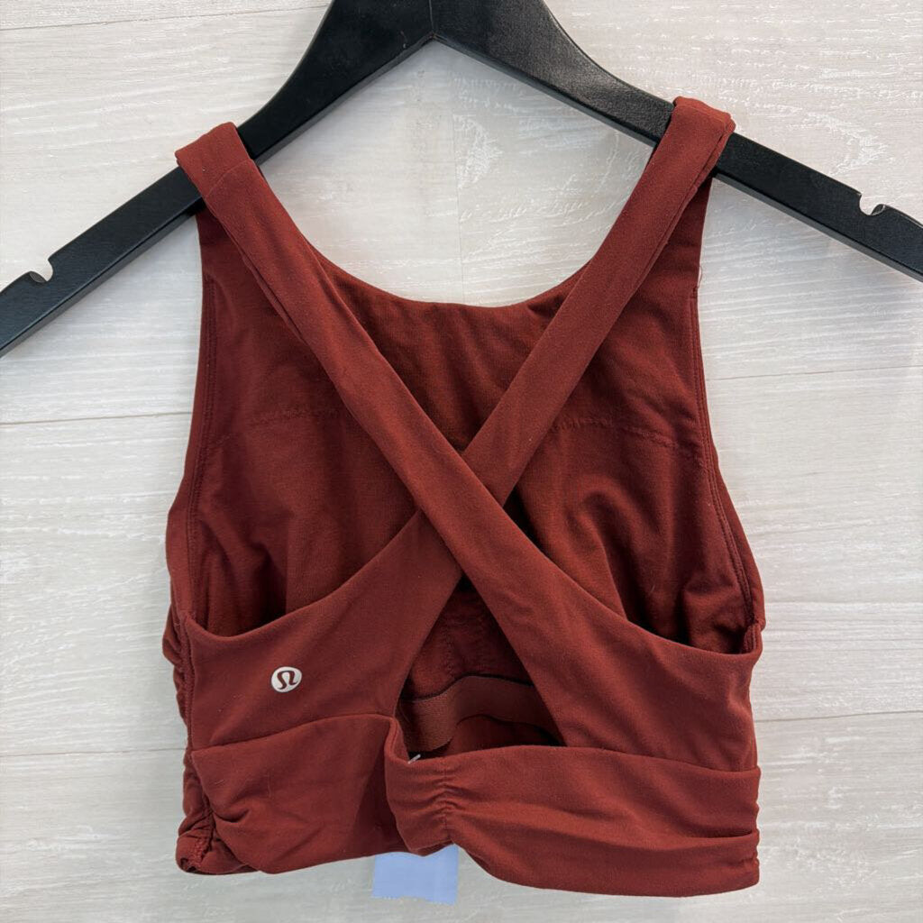 Lululemon Brown High Neck Sports Bra 6