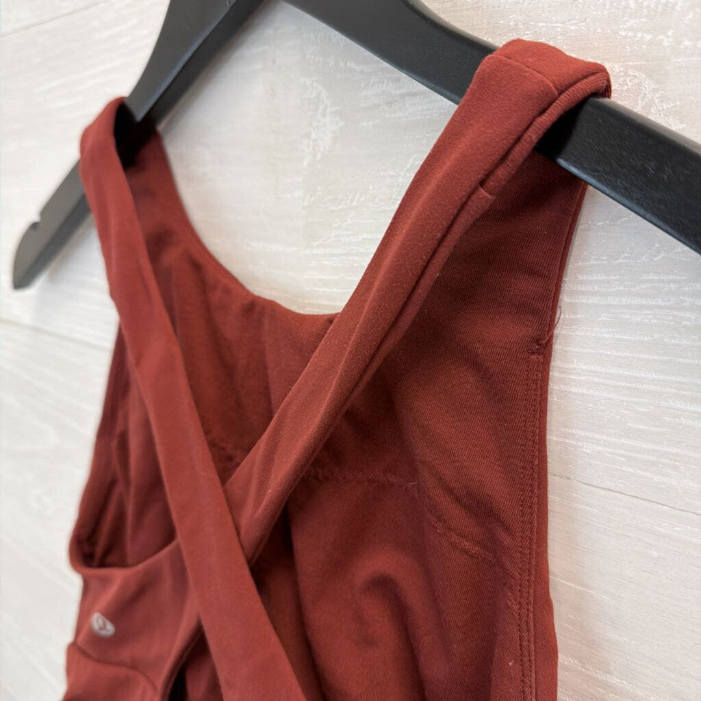 Lululemon Brown High Neck Sports Bra 6