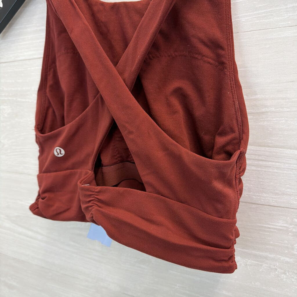 Lululemon Brown High Neck Sports Bra 6