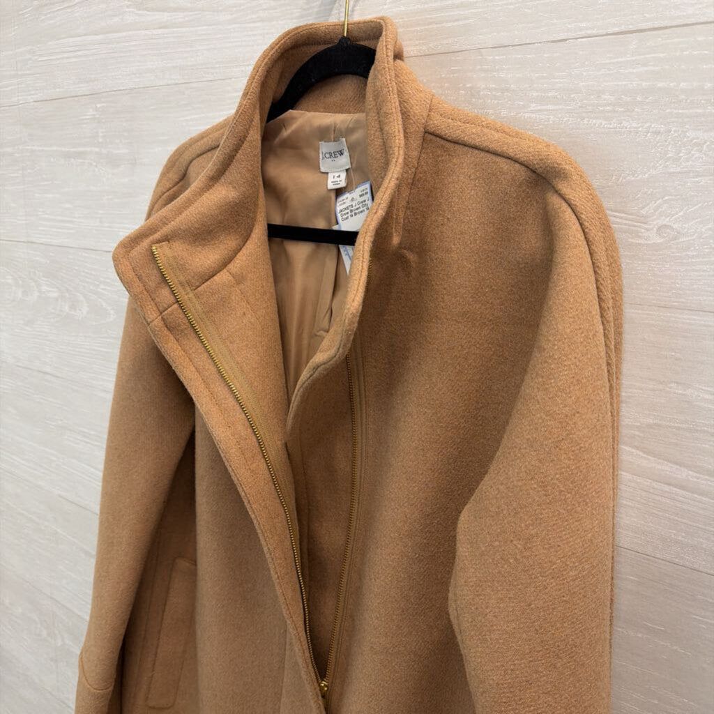 J Crew Brown City Coat 14