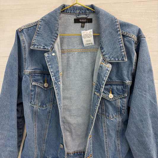 Hudson Medium Wash Denim Jacket 1X