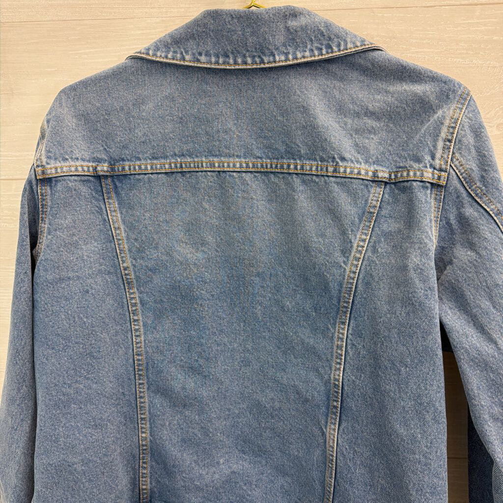 Hudson Medium Wash Denim Jacket 1X