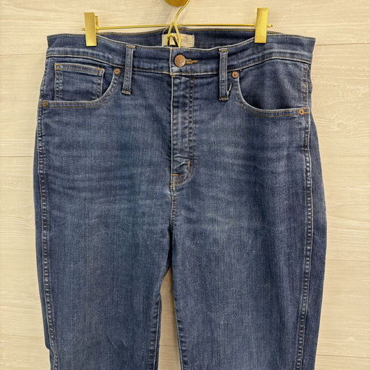 Madewell Dark Wash 10" High Rise Skinny Jeans 32 Tall