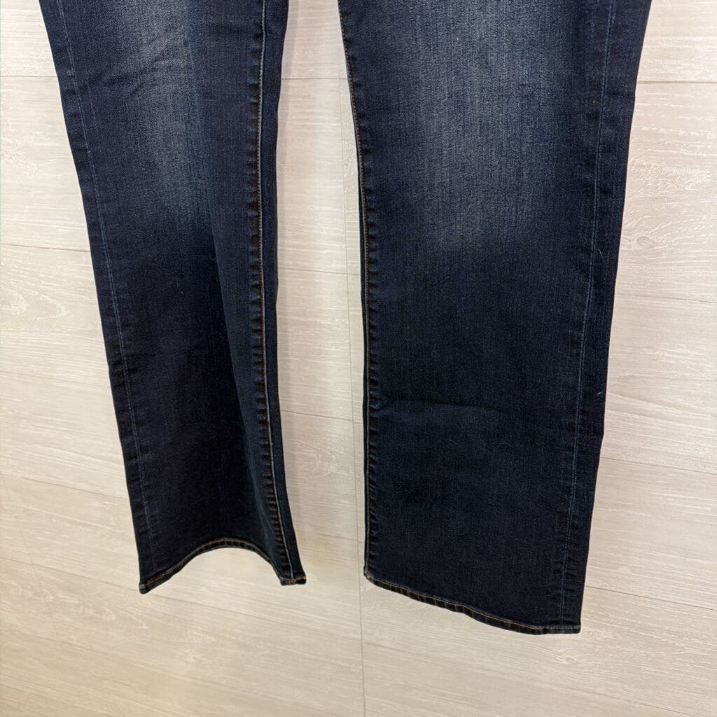 J Crew Dark Wash Straight Leg Jeans 33